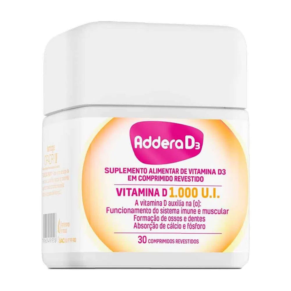 Suplemento de Vitamina D Ofolato D 1.000UI com 30 comprimidos