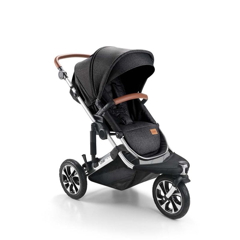 Carrinho Jet Tres Rodas 0 15kgs Preto Litet BB679 BB679
